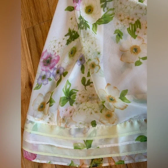 Oscar de la Renta pink label, sheer dress - Picture 4 of 6